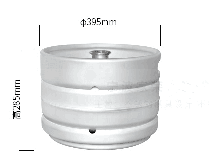 E20L：20L European standard Stainless steel 304 beer keg.