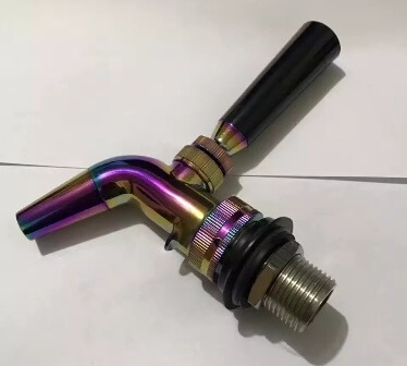 PF-6:Colorful plating beer faucet.