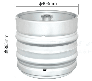 E30L:30L European standard Stainless steel 304 beer keg with a wine spear.