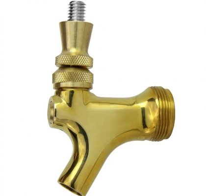 A-601: Golden plated standard US brass boday faucet